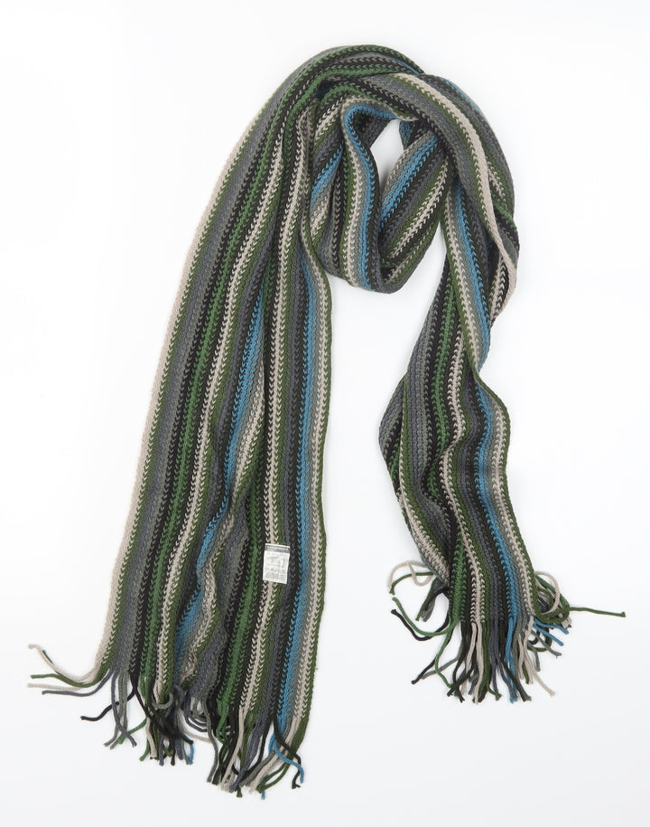Cedar Wood State Mens Green  Knit Scarf  One Size