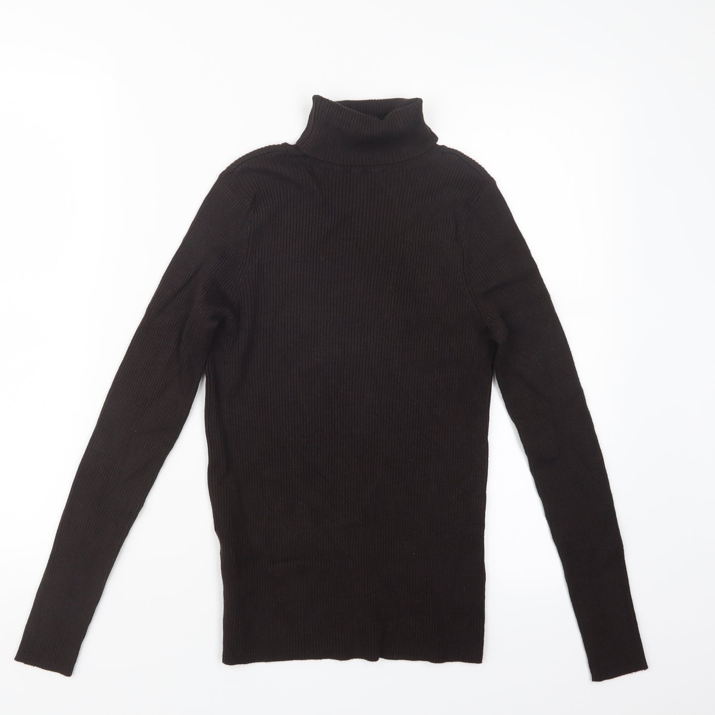 Marks and Spencer Womens Brown  Knit Pullover Jumper Size 12
