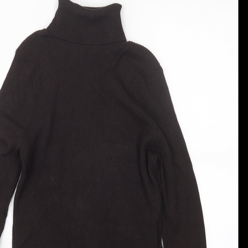 Marks and Spencer Womens Brown  Knit Pullover Jumper Size 12