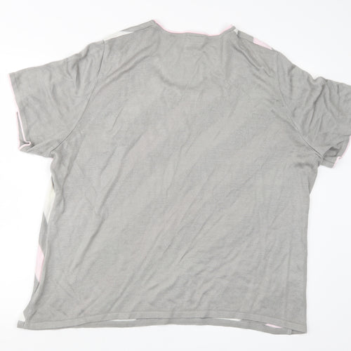 LUCIA Womens Grey   Basic T-Shirt Size 24