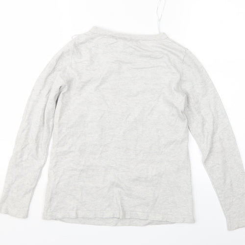 M&Co Womens Grey  Knit Pullover Jumper Size 10