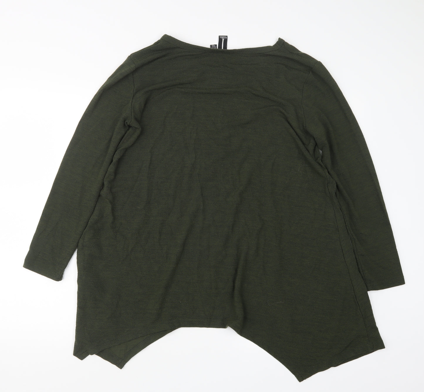 Izabel London Womens Green  Knit Pullover Jumper Size 8  - Long