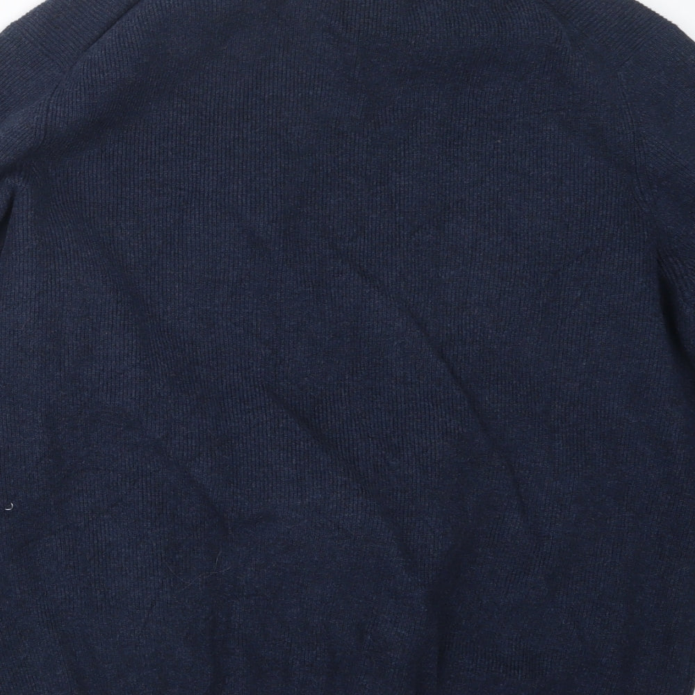 Marks and Spencer Mens Blue  Knit Jacket Coatigan Size 2XL
