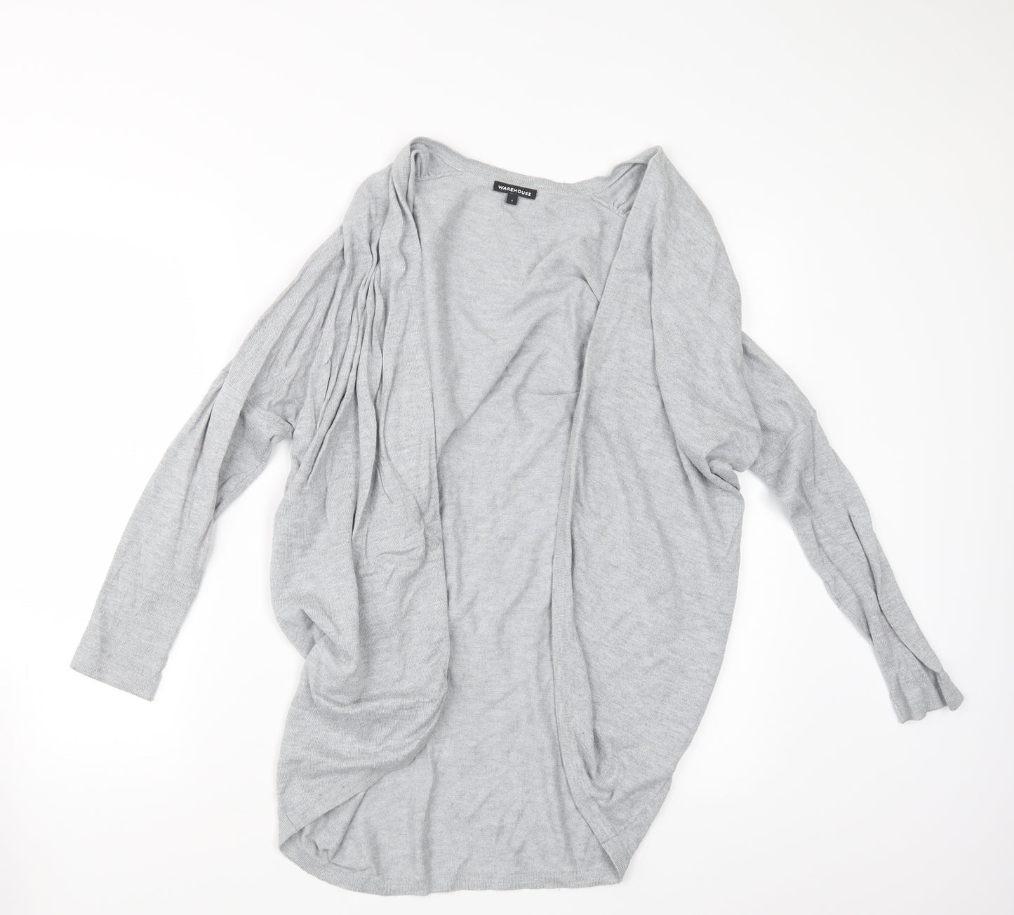 Warehouse Womens Grey   Cardigan Jumper Size S