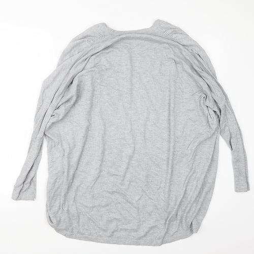 Warehouse Womens Grey   Cardigan Jumper Size S