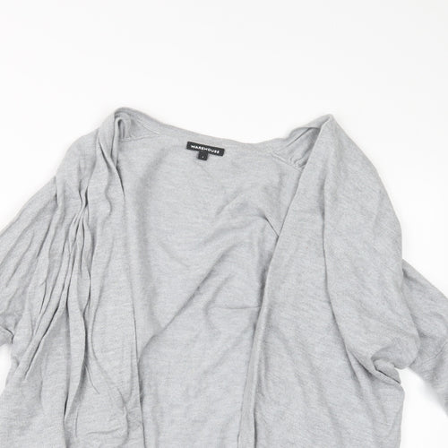 Warehouse Womens Grey   Cardigan Jumper Size S