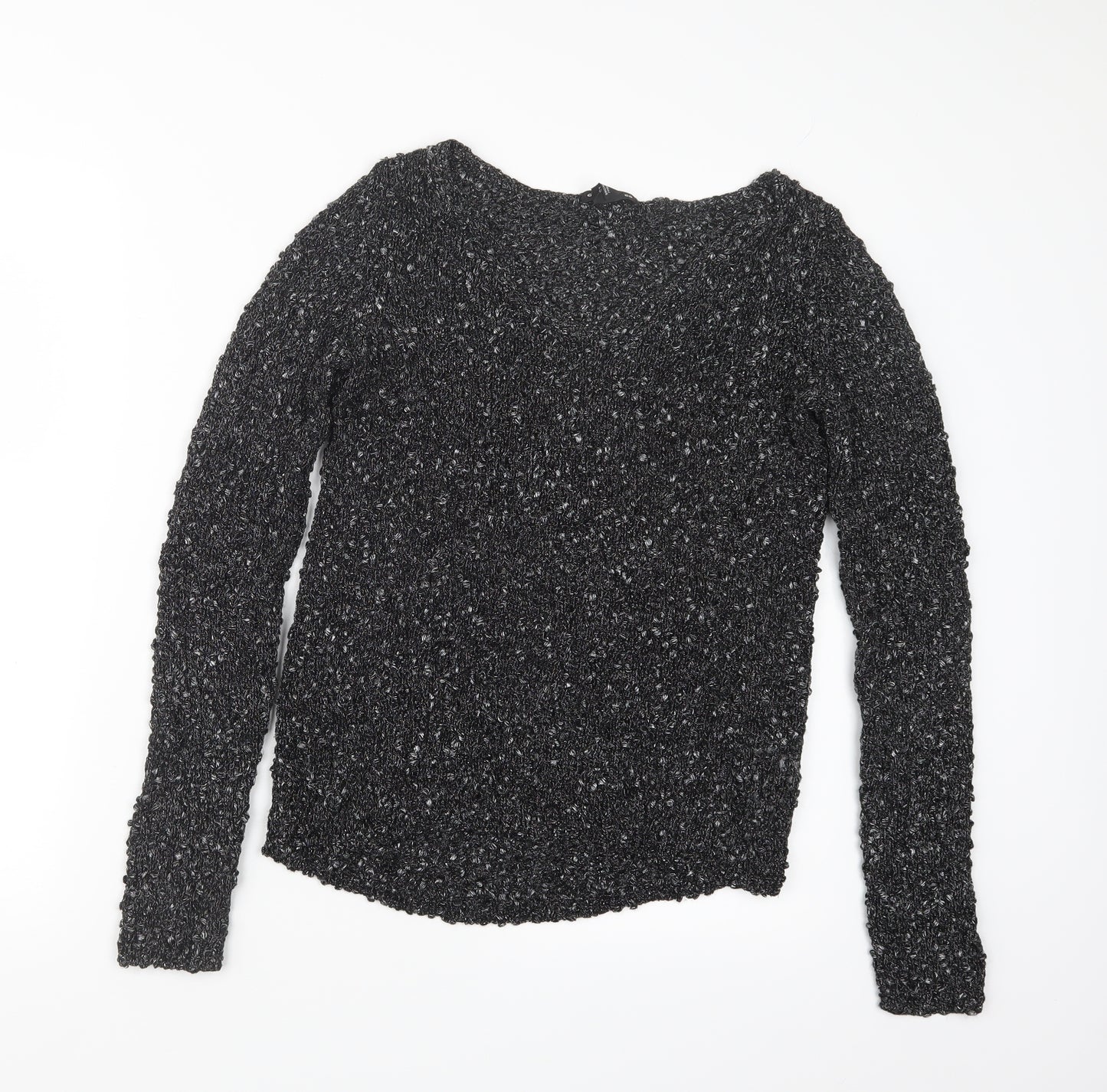 Club Monaco Womens Black   Pullover Jumper Size S