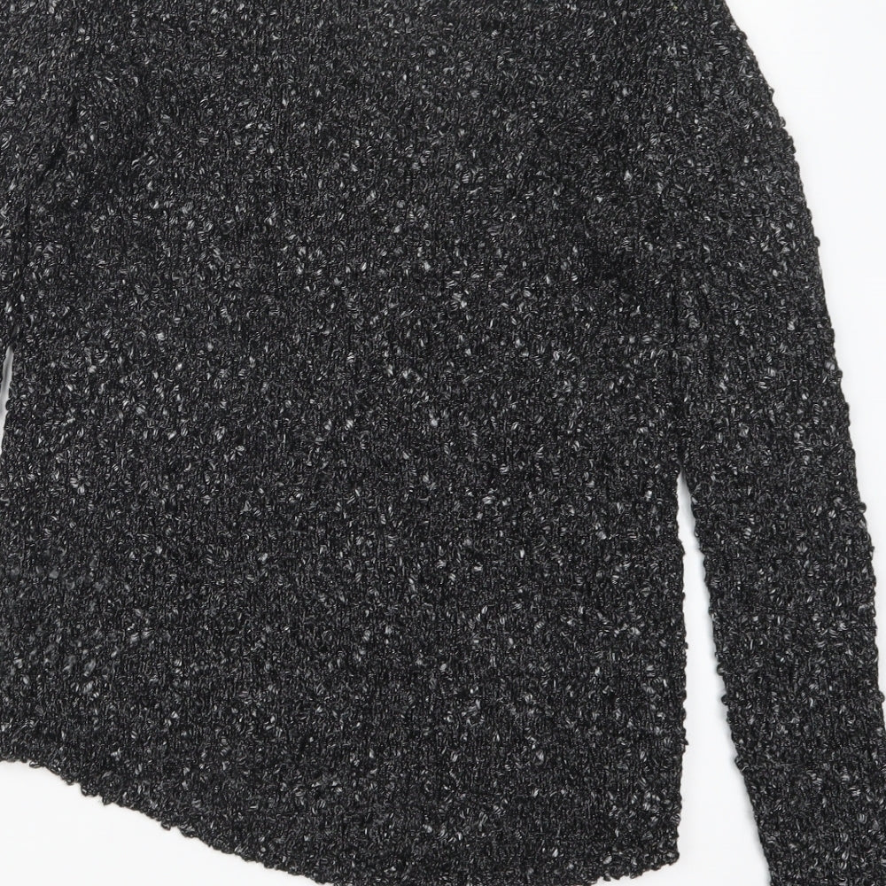 Club Monaco Womens Black   Pullover Jumper Size S