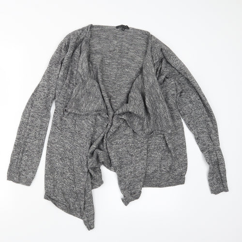 New Look Womens Grey  Knit Cardigan Jumper Size 14