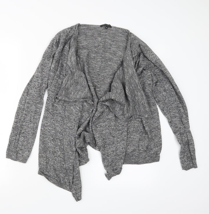 New Look Womens Grey  Knit Cardigan Jumper Size 14