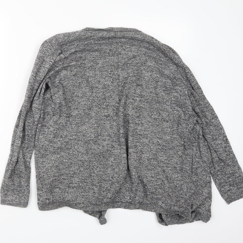 New Look Womens Grey  Knit Cardigan Jumper Size 14