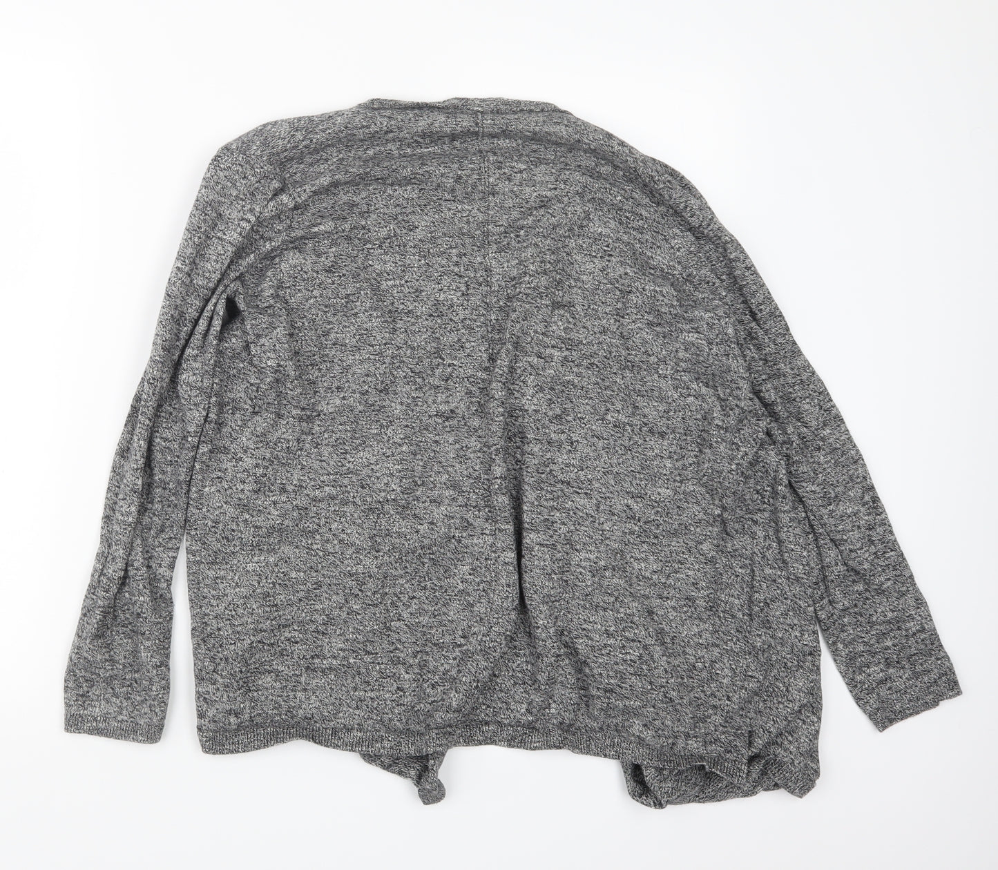 New Look Womens Grey  Knit Cardigan Jumper Size 14