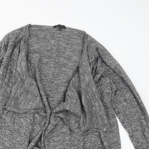 New Look Womens Grey  Knit Cardigan Jumper Size 14