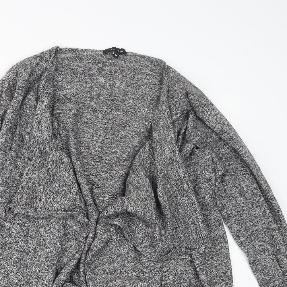 New Look Womens Grey  Knit Cardigan Jumper Size 14