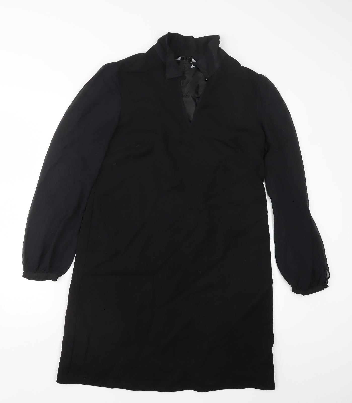 F&F Womens Black   Shirt Dress  Size 12