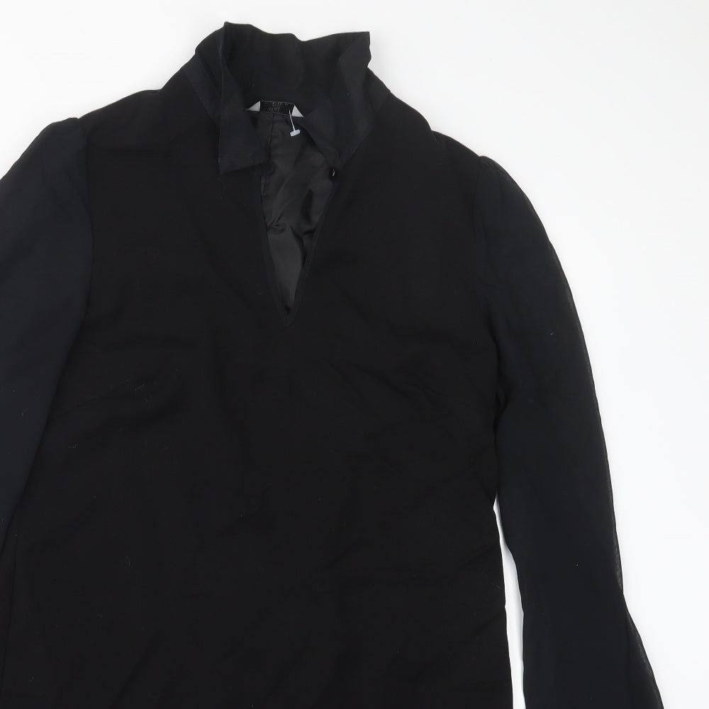 F&F Womens Black   Shirt Dress  Size 12