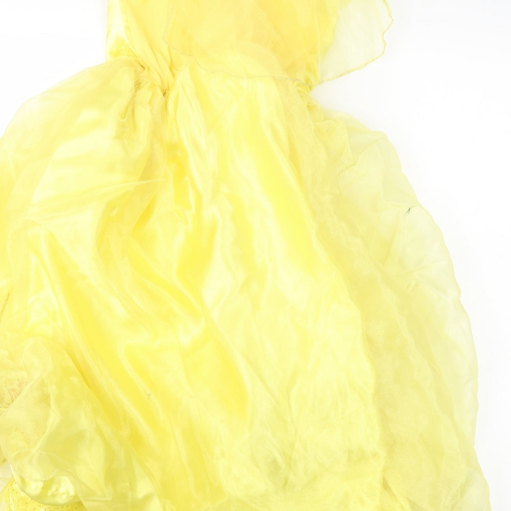 Disney Girls Yellow   A-Line  Size 7-8 Years  - Belle (Beauty & the Beast)
