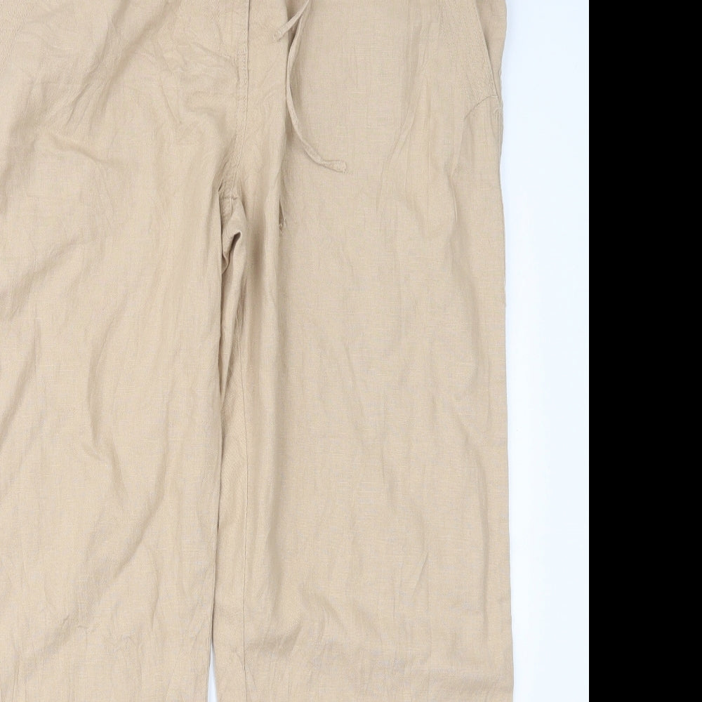 NEXT Womens Beige   Trousers  Size 18 L30 in