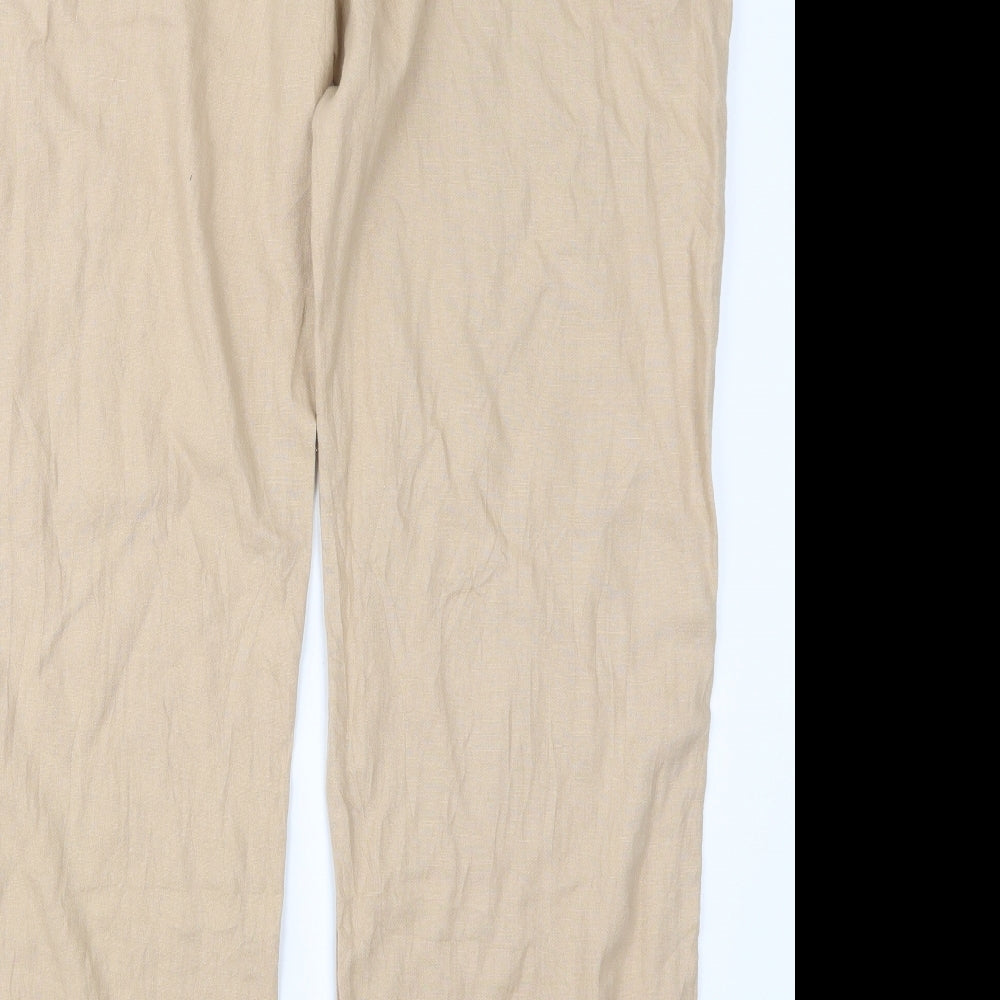 NEXT Womens Beige   Trousers  Size 18 L30 in