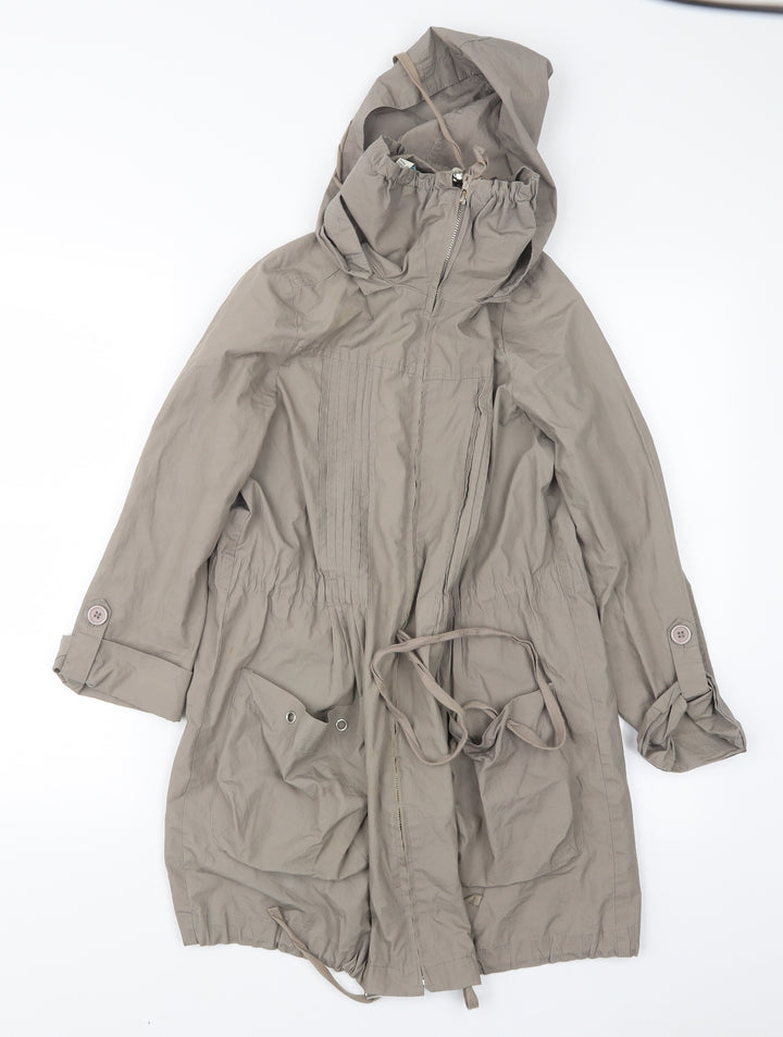 Denim Co Womens Beige Jacket Coat Size 8