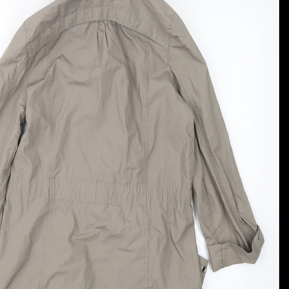Denim Co Womens Beige   Jacket Coat Size 8