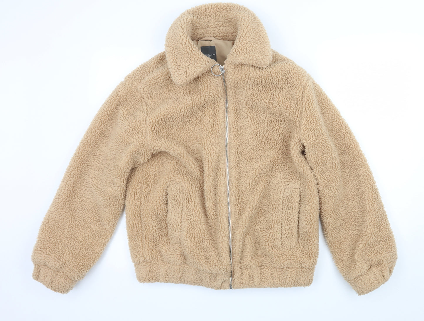 Primark Womens Brown   Jacket  Size 4  - Sherpa