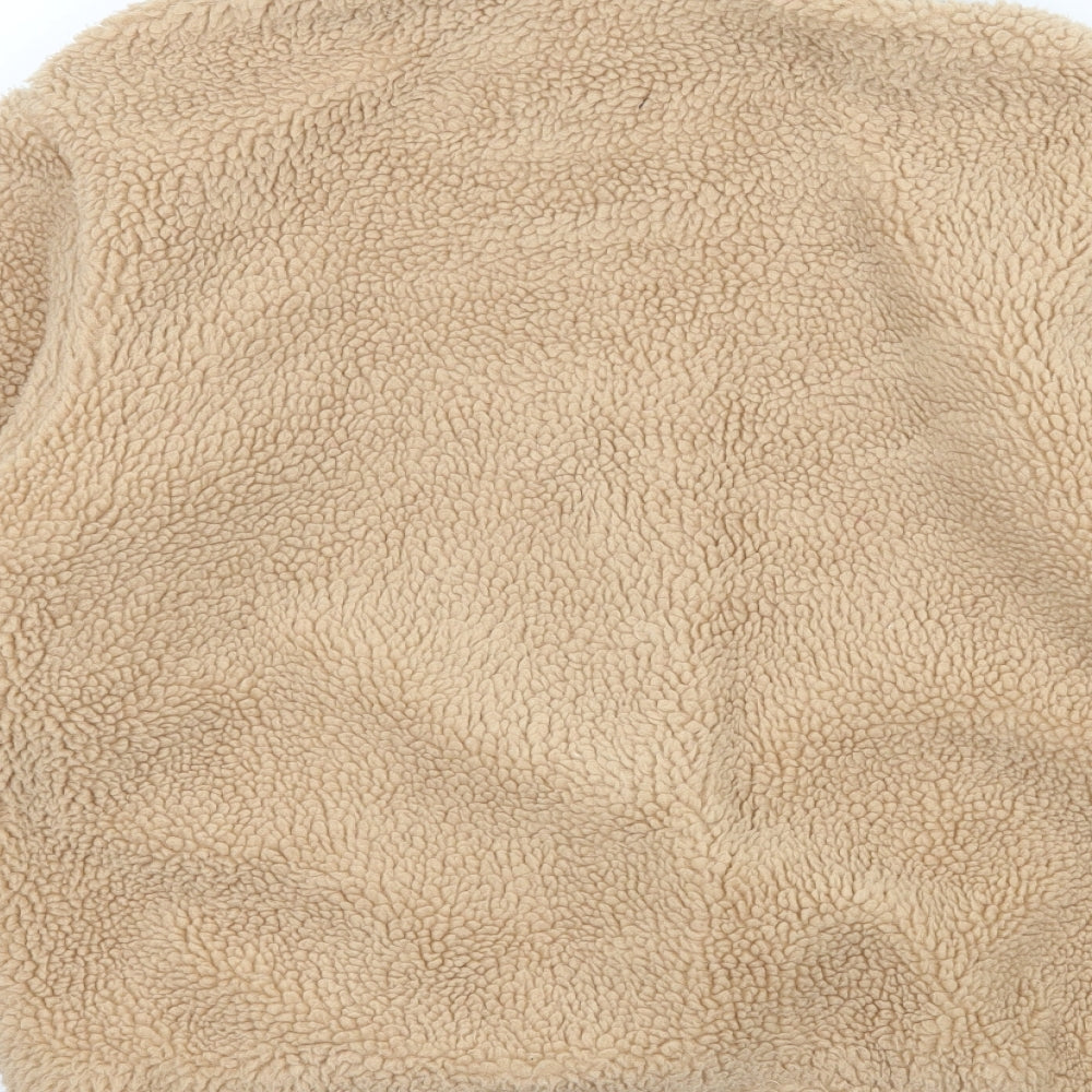 Primark Womens Brown   Jacket  Size 4  - Sherpa