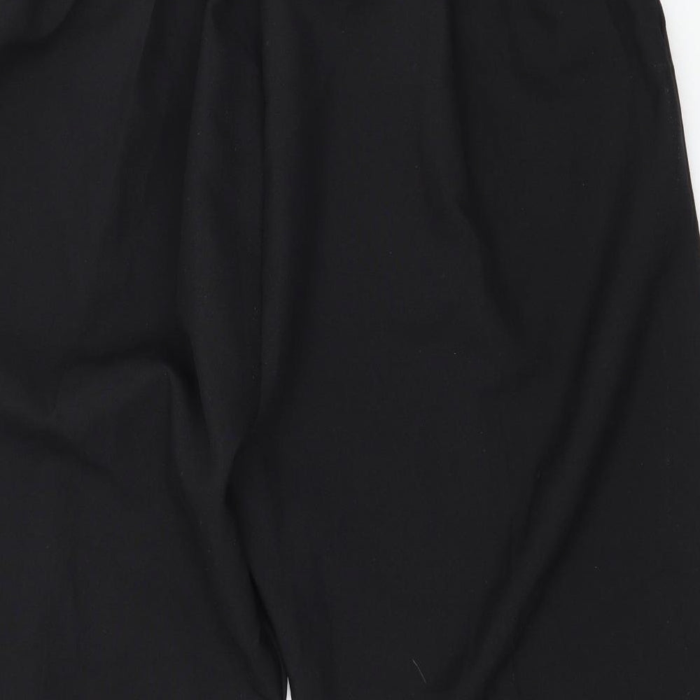 Preworn Womens Black   Cropped Trousers Size 20 L20 in