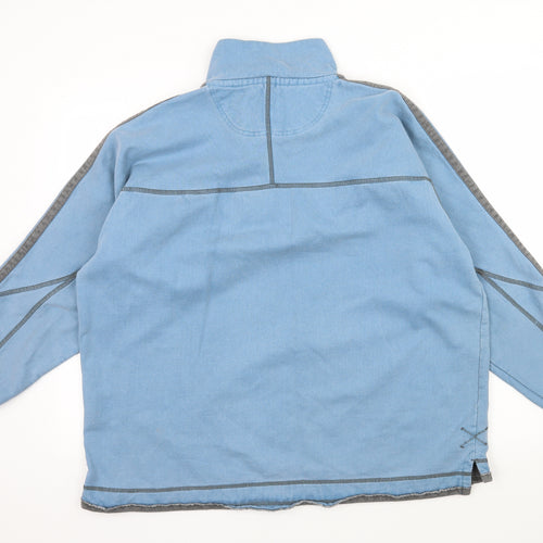 Fat Face Mens Blue  Jersey Pullover Sweatshirt Size XL