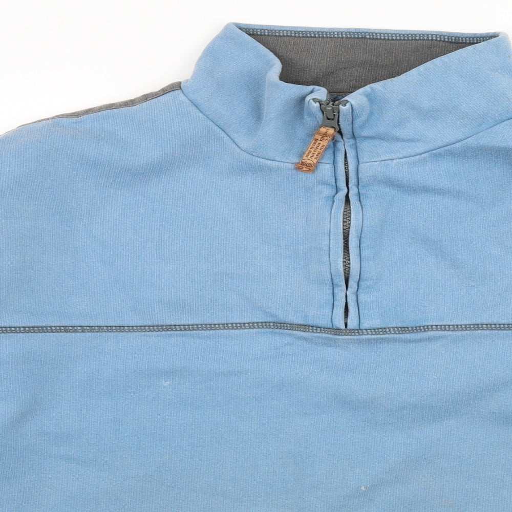 Fat Face Mens Blue  Jersey Pullover Sweatshirt Size XL