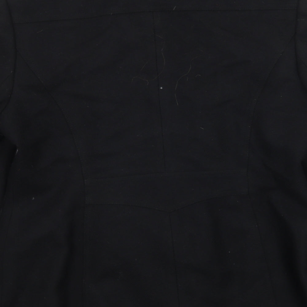 George Womens Black   Pea Coat Coat Size 14