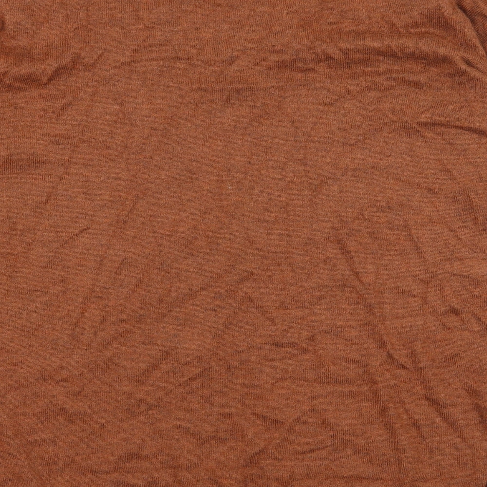 Marks and Spencer Womens Brown  Knit Pullover Jumper Size 8