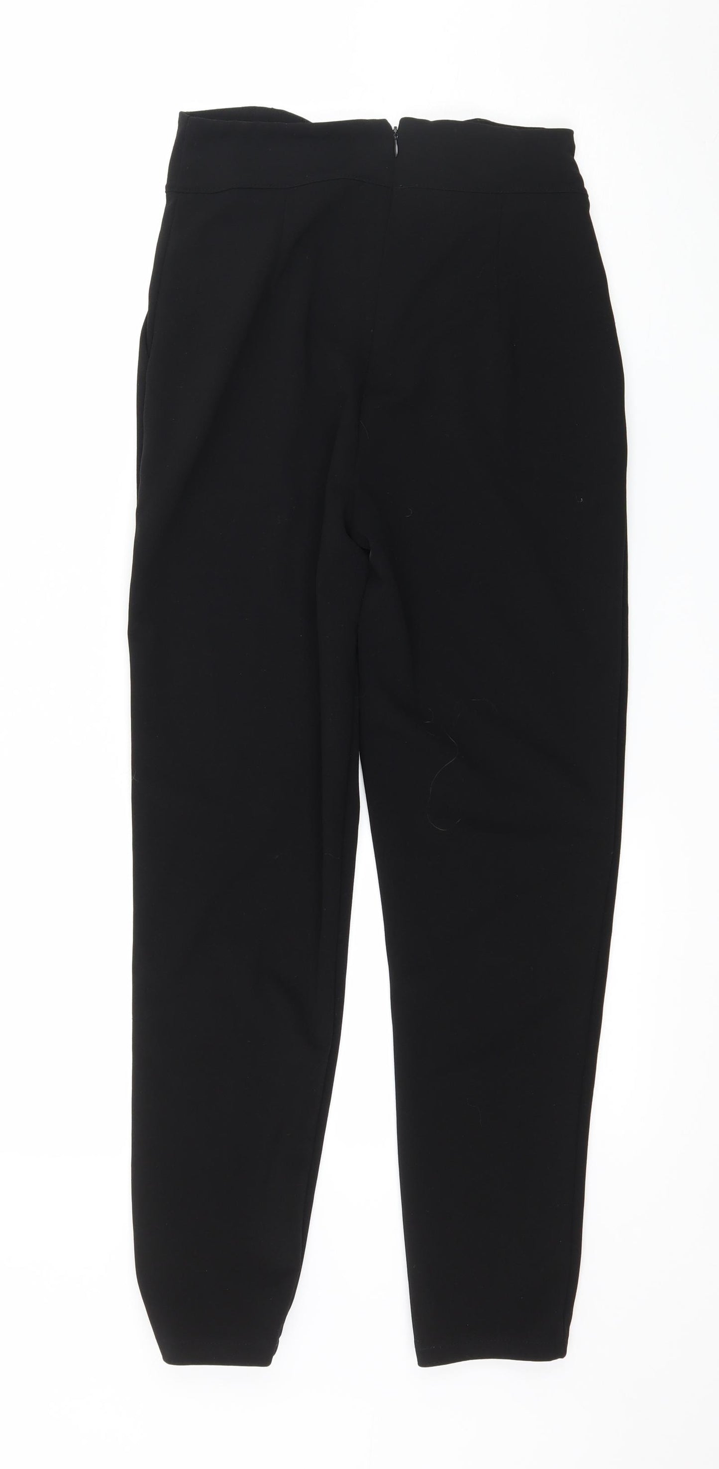 Preworn Womens Black   Trousers  Size 28 in L26 in