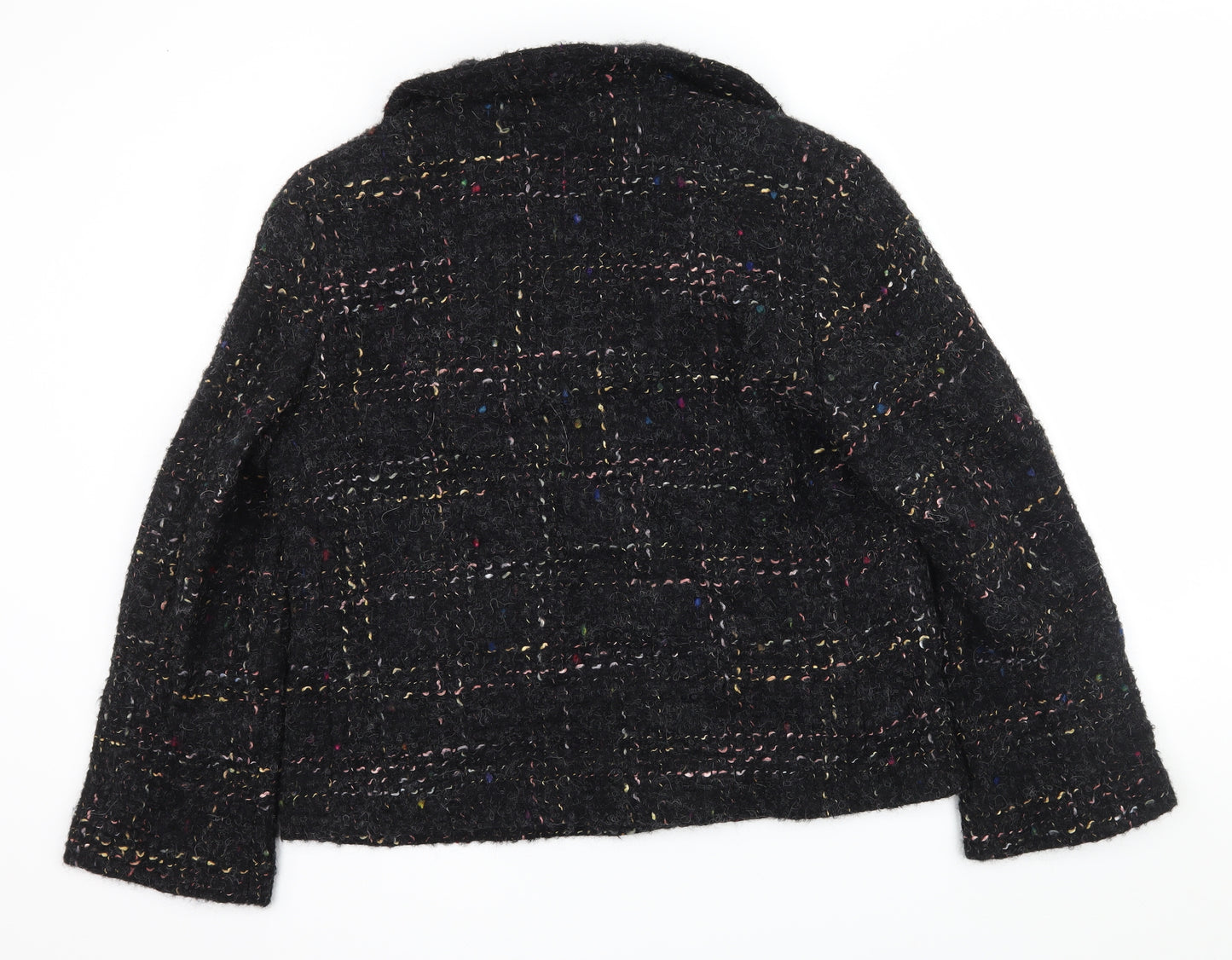 EVELIN BRANDT Womens Black Polka Dot  Jacket  Size 14