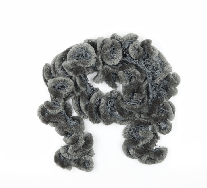 Preworn Womens Grey  Knit  Scarf