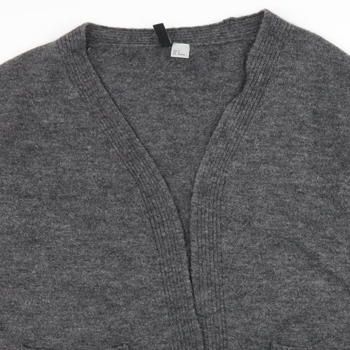 Divided Womens Grey  Knit Cardigan Jumper Size M