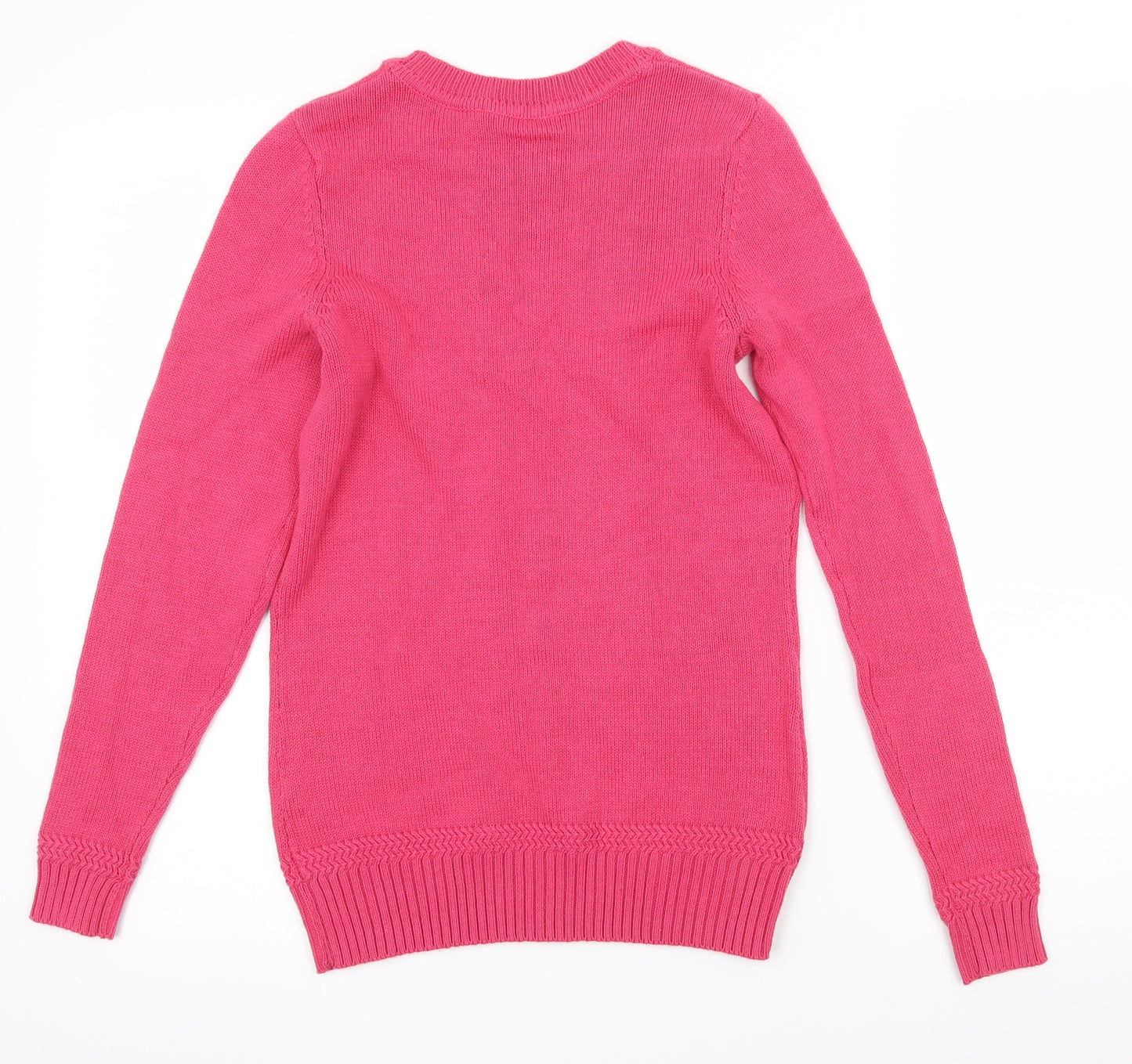 BHS Womens Pink  Knit Pullover Jumper Size 8