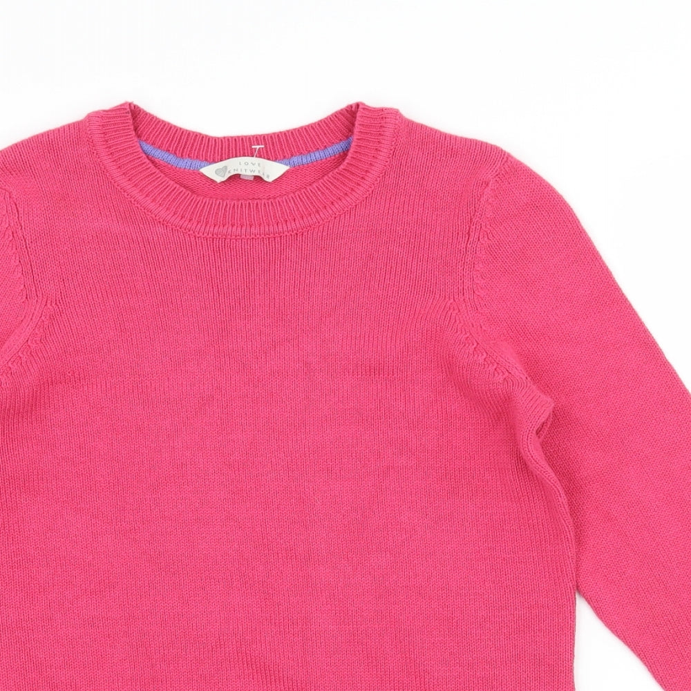 BHS Womens Pink  Knit Pullover Jumper Size 8