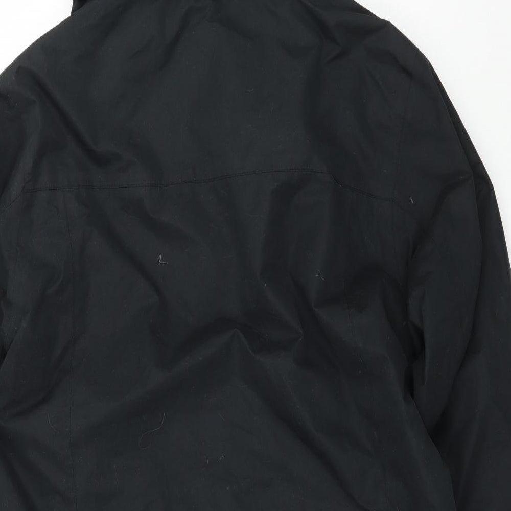 Trespass Mens Black   Rain Coat Coat Size XL