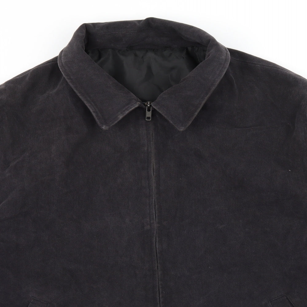 Armando Mens Grey  Denim Jacket  Size XL