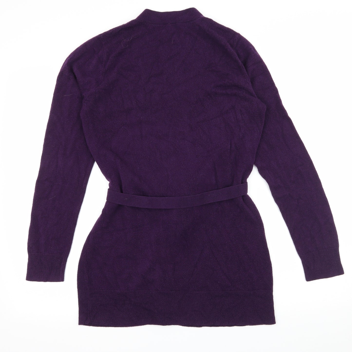 BHS Womens Purple  Knit Cape Jumper Size 14