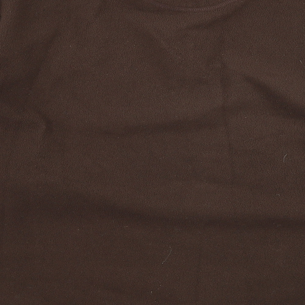 Blue Harbour Mens Brown  Fleece Pullover Sweatshirt Size L