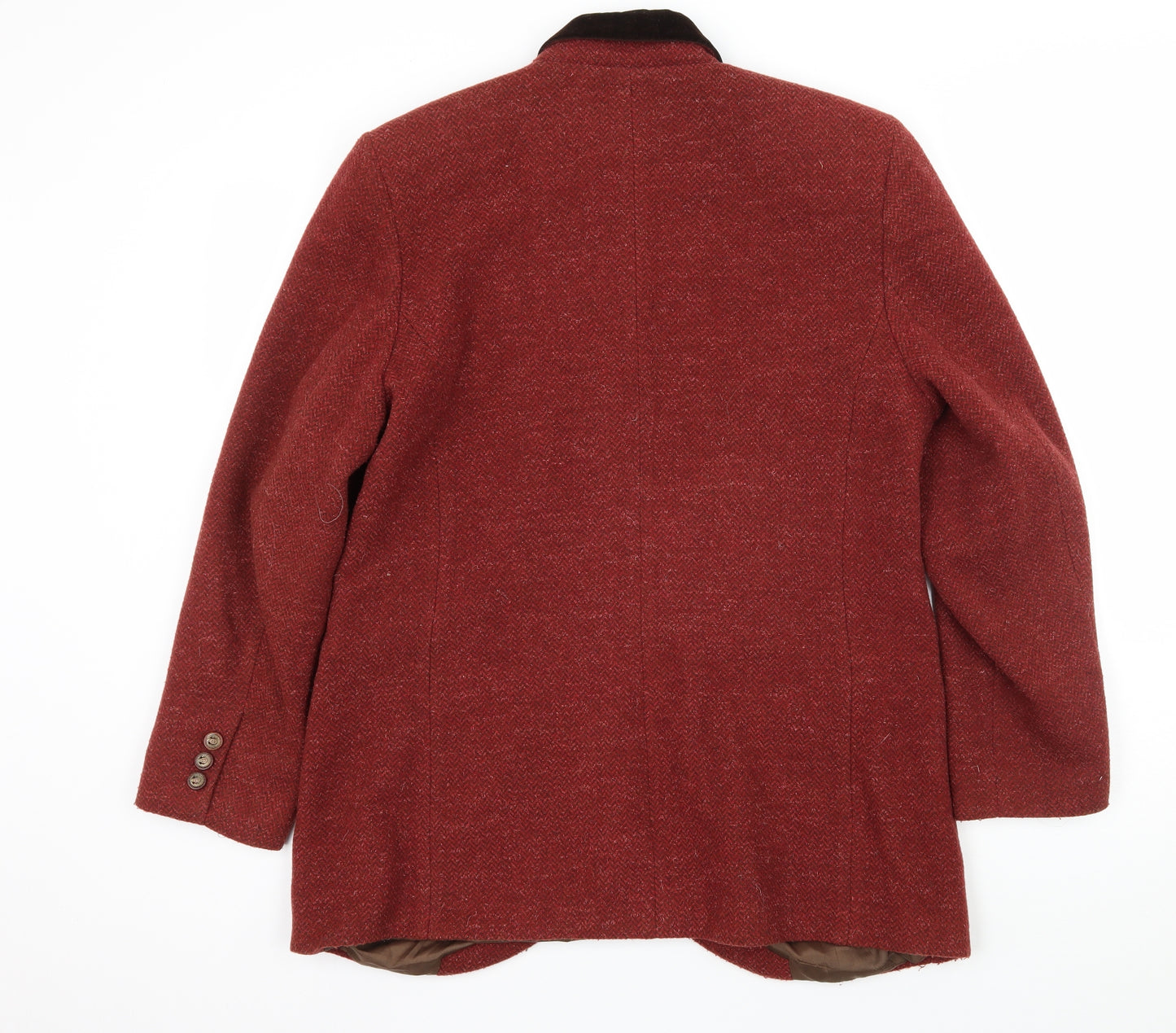 Birgitta Womens Red   Pea Coat Coat Size 12