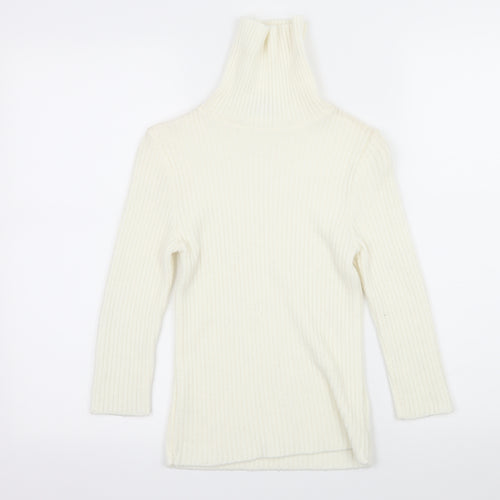 New Look Womens Ivory  Knit Pullover Jumper Size 8