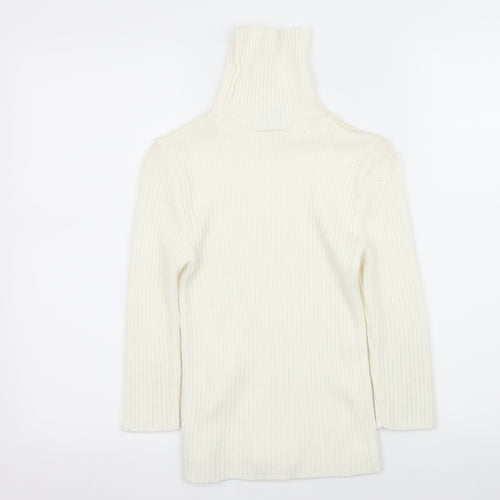 New Look Womens Ivory  Knit Pullover Jumper Size 8