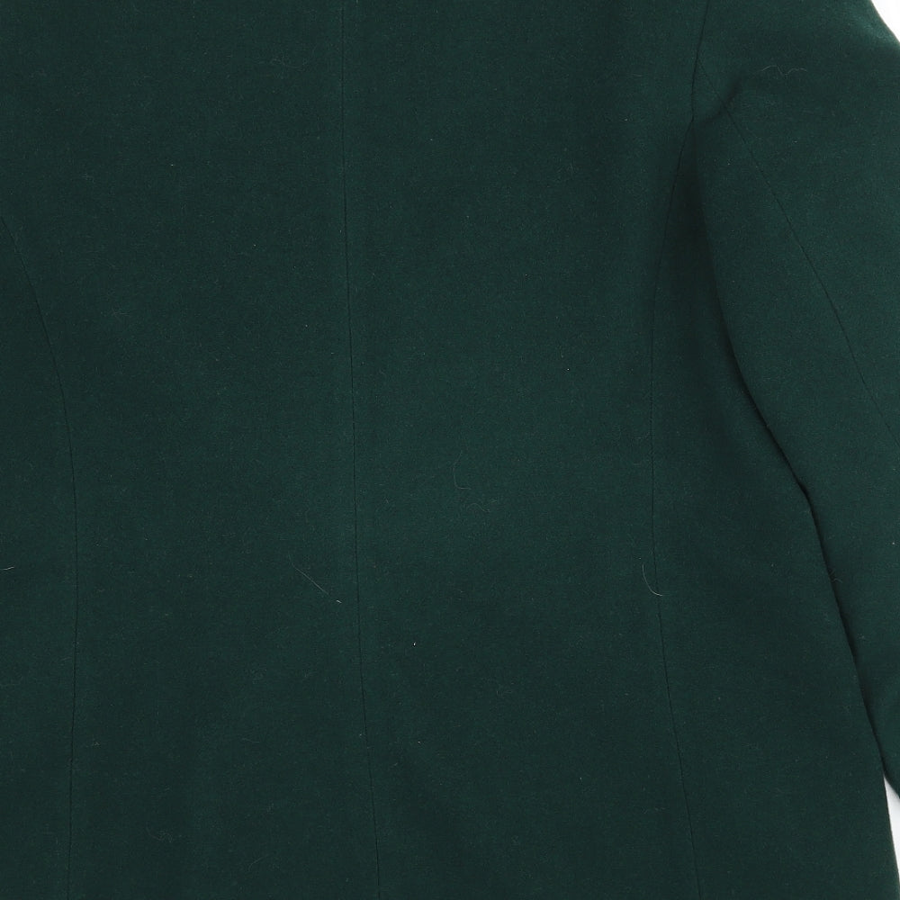 Prworn Womens Green   Pea Coat Coat Size 16