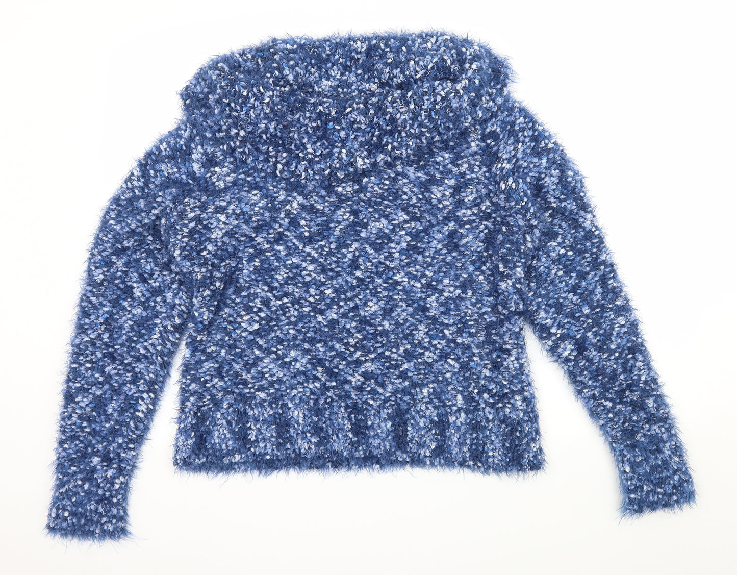Alexara Womens Blue  Knit Pullover Jumper Size L