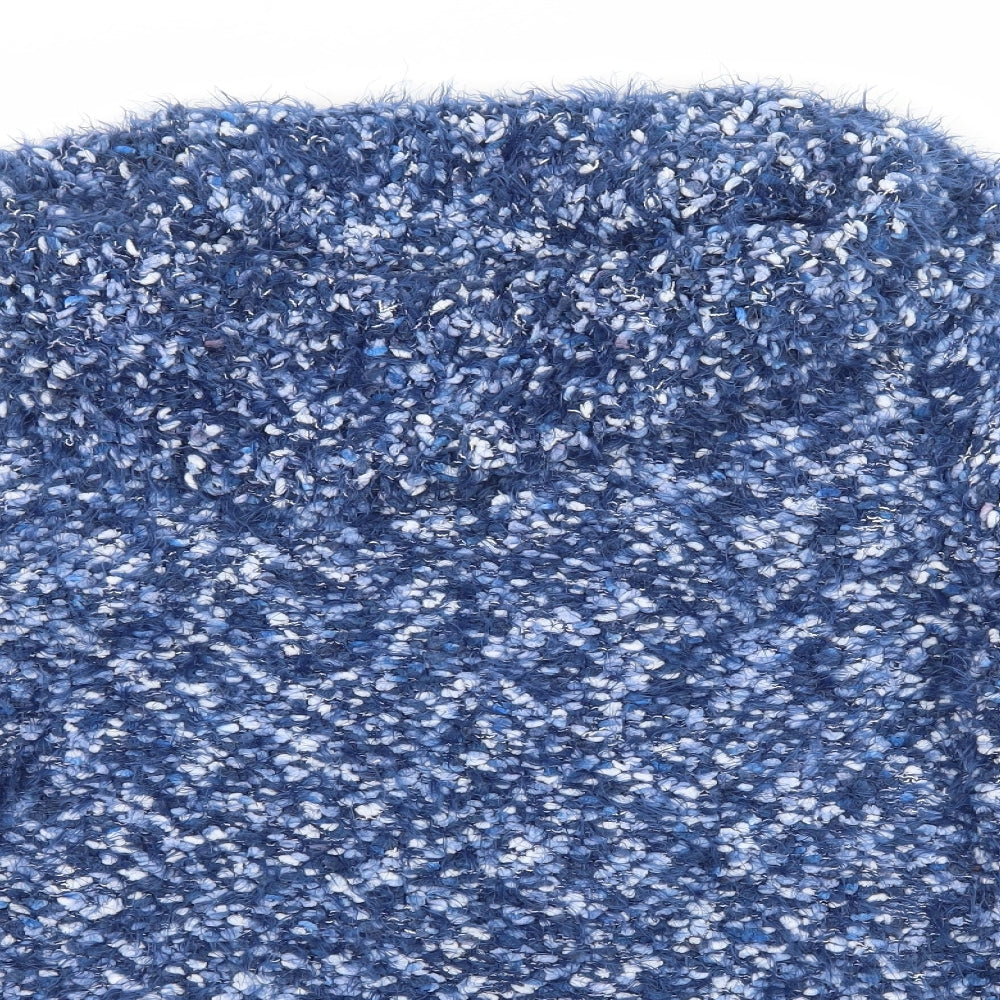 Alexara Womens Blue  Knit Pullover Jumper Size L