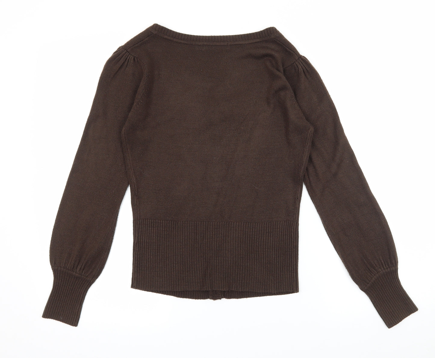 Atmosphere Womens Brown  Knit Cardigan Jumper Size 10