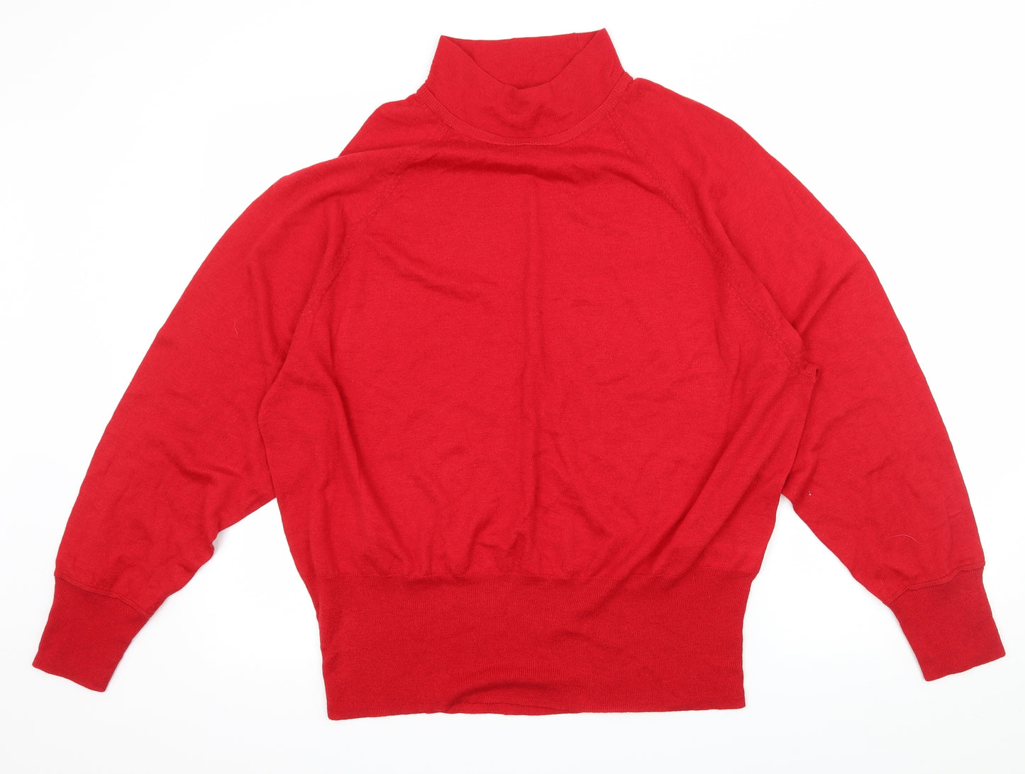 Marks and Spencer Womens Red  Knit Pullover Jumper Size XL